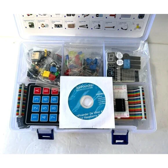 SunFounder Da Vinci Kit for Raspberry Pi Zero 2 W, Python C Java Scratch Node.js - Picture 13 of 13